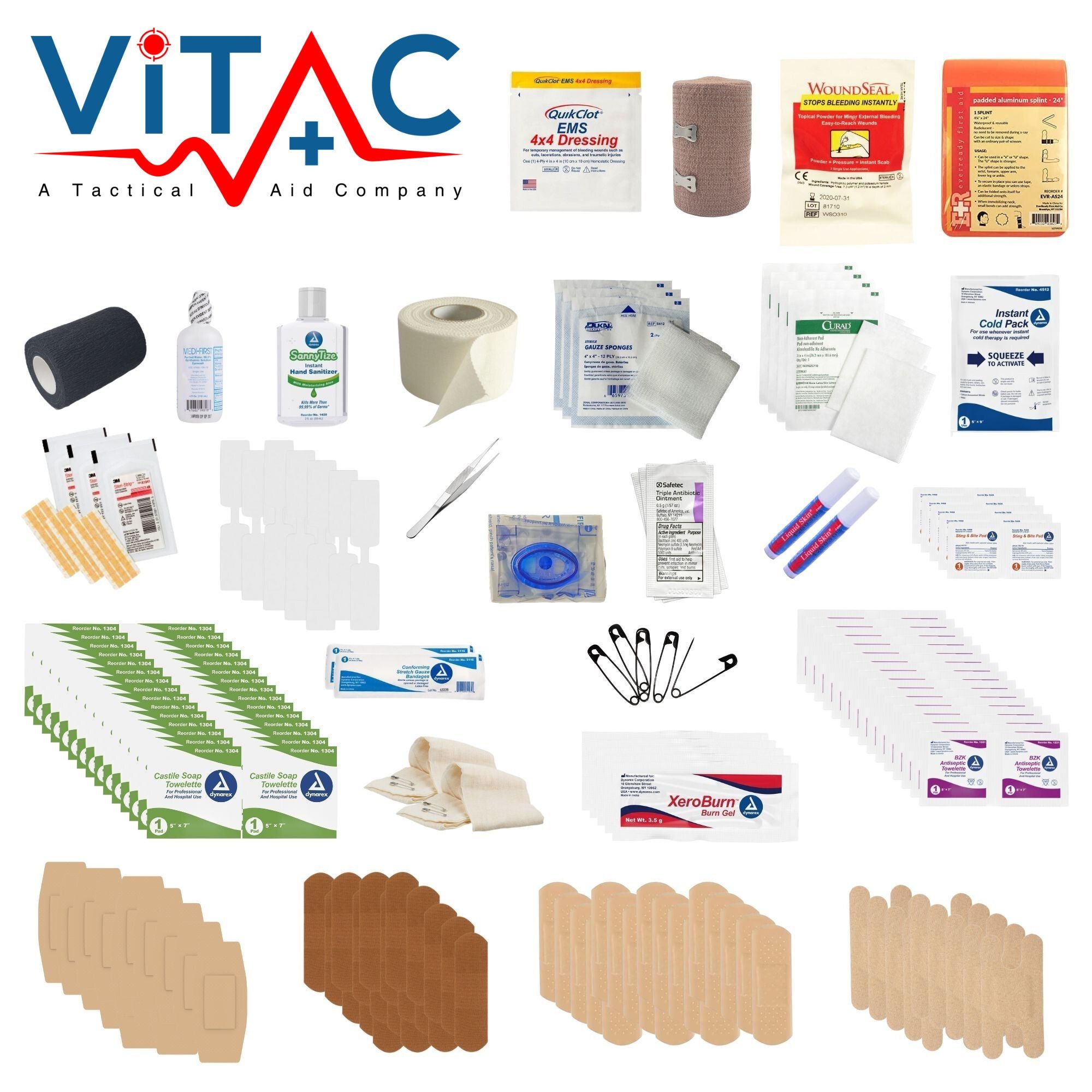 ViTAC First Aid Supply Refill Kit BH - Home