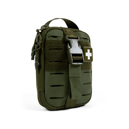 Sidekick IFAK Pouch by MyMedic, compact trauma care kit for everyday injuries and emergencies.