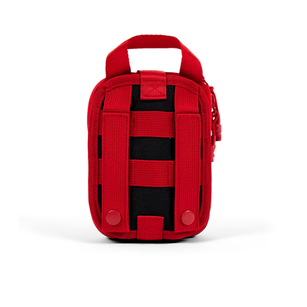 Sidekick IFAK Pouch by MyMedic in red, compact and versatile for immediate trauma care.