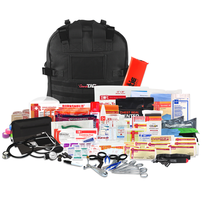 Deluxe Tactical Medical Kit – Full-Scale Trauma Response Backpack