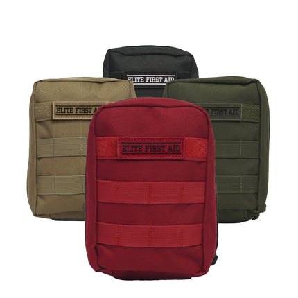 Elite First Aid K-9 IFAK Advanced - Black - MOLLE Compatible Canine Trauma Kit
