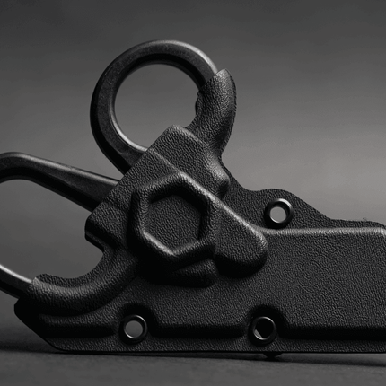 Black MINI Compact EMT and First Responders Rescue Shears Kydex Holder | ONE SHEAR®