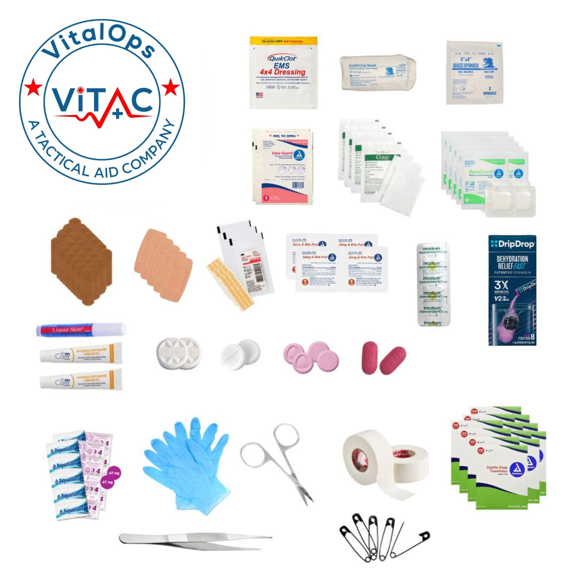 ViTAC First Aid Supply Refill Kit LA – Lite Adventurer