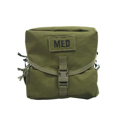 M3 Medic Kit compact first aid bag in military green for emergency care.