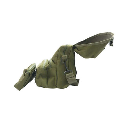 M3 Medic Kit in olive green, featuring multiple compartments for organized first aid supplies.