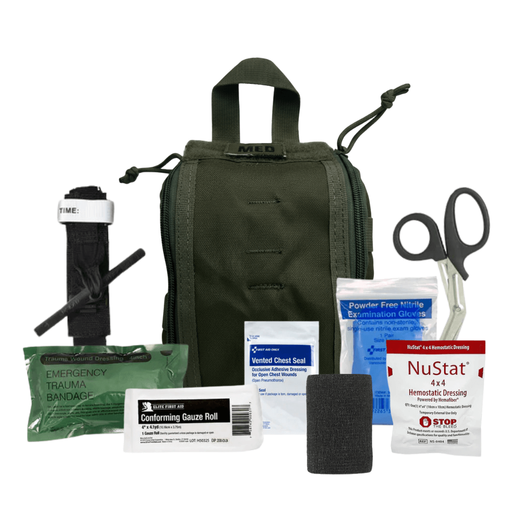 Patrol Trauma Kit w/Bleeding Control Kit | Tactical IFAK featuring essential trauma supplies for quick emergency response.