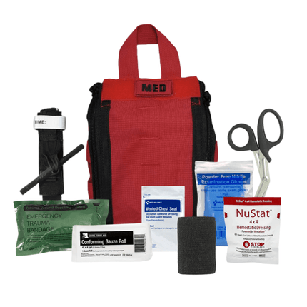 Patrol Trauma Kit w/Bleeding Control Kit | Tactical IFAK with essential emergency medical supplies for rapid response.