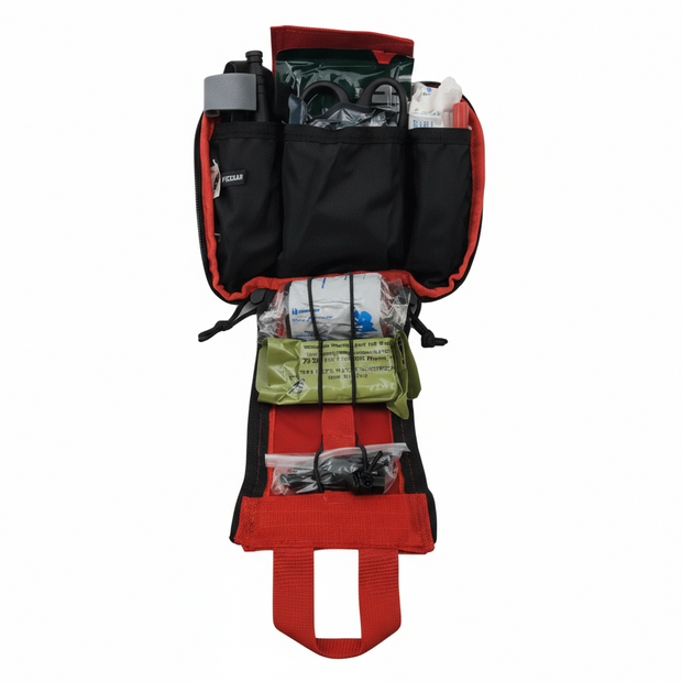 Patrol Trauma Kit featuring rapid access design for emergency response and bleeding control supplies.