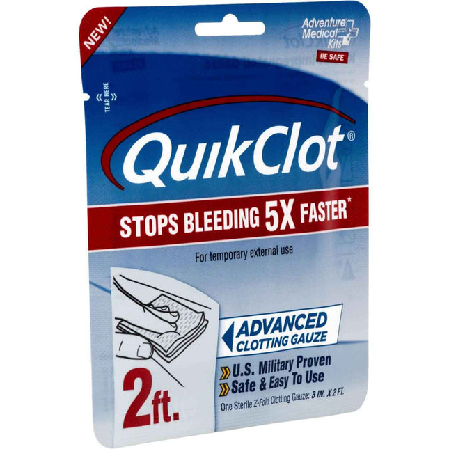 QuikClot Gauze - 3″ x 2′ (Pack of 3)