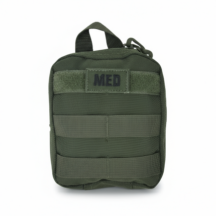 Recon IFAK – Pro | First Aid & Trauma Kit First Aid Kits The ELITE Recon IFAK – Pro is a compact, mission-ready trauma kit designed for fast access and versatile deployment. Whether mounted on a headrest, pack, or plate carrier, its rip-away MOLLE-compati
