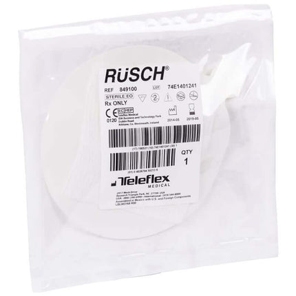 Rusch Asherman Chest Seal packaging, sterile and designed for treating chest injuries, featuring one-way valve technology.
