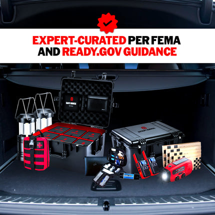 The Safe House™ – 72-Hour Emergency Essentials Kit (2 or 4 Person)