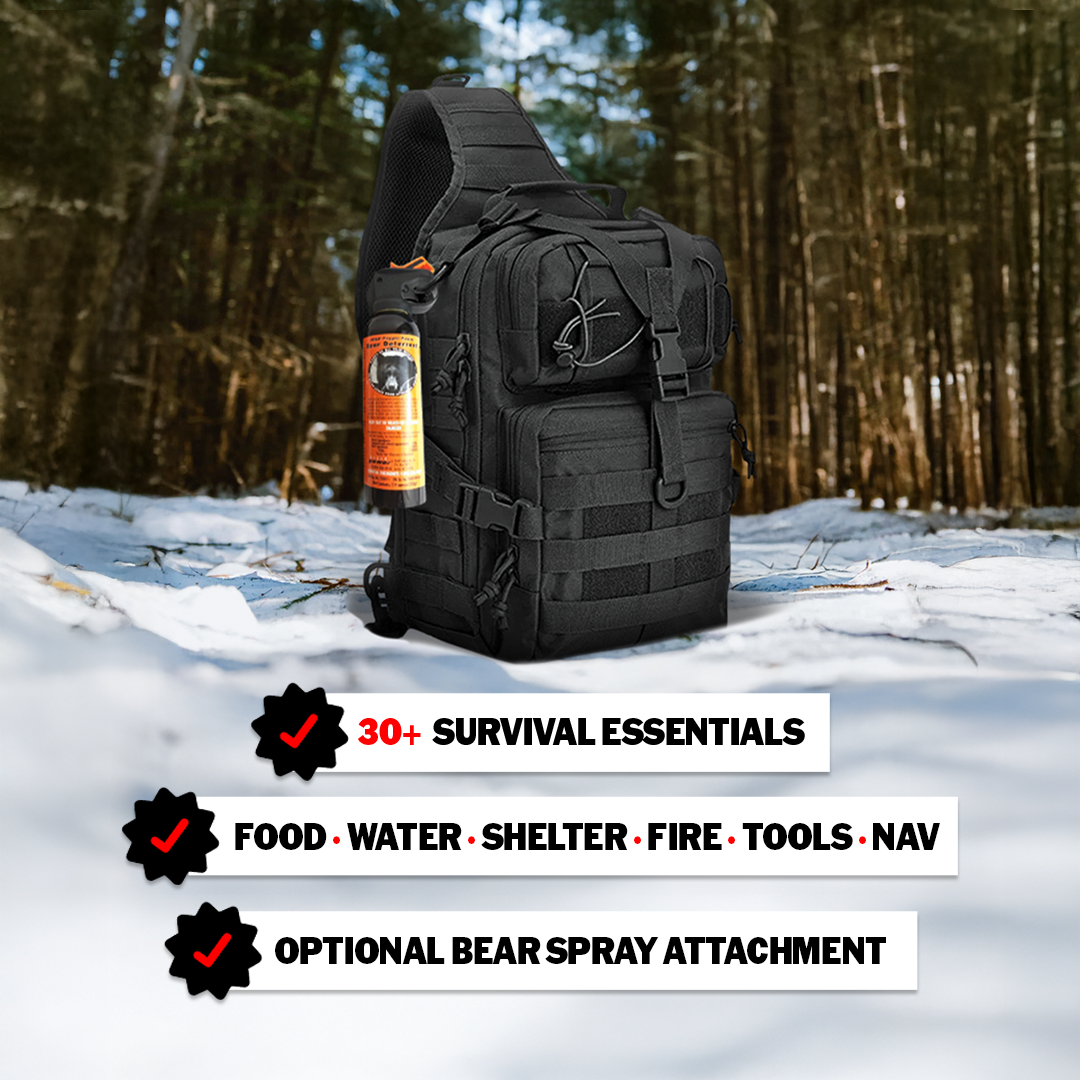 The Safe Trail ‘Survive All’ Go Bag – Lightweight 30+ Piece Survival Kit