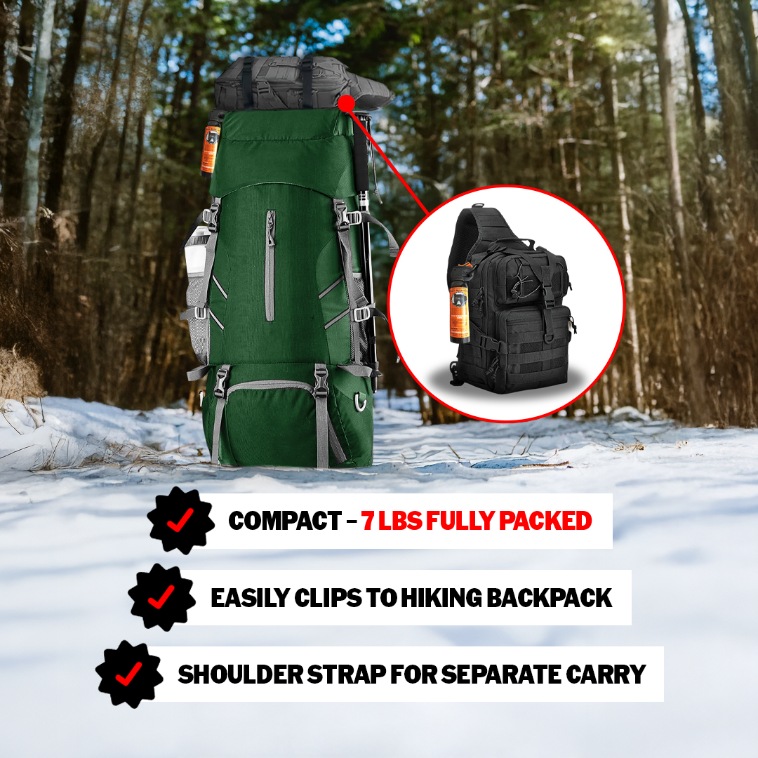 The Safe Trail ‘Survive All’ Go Bag – Lightweight 30+ Piece Survival Kit