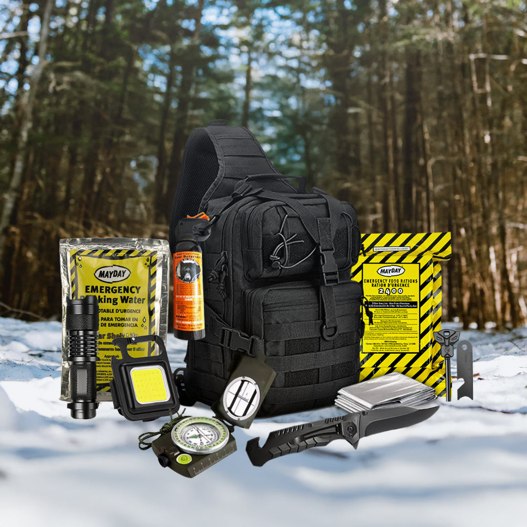 The Safe Trail ‘Survive All’ Go Bag – Lightweight 30+ Piece Survival Kit