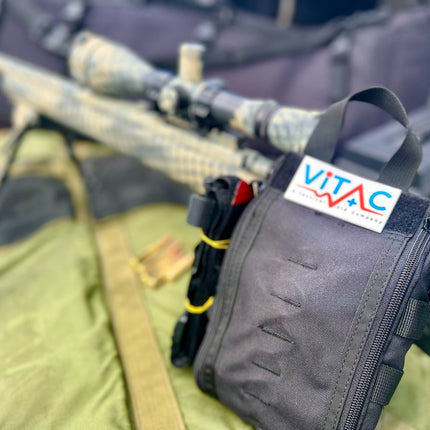 ViTAC Tactical Individual First Aid Kit, Black, Lifestyle Bed of Truck