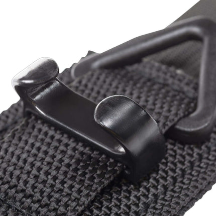 Close-up of SOF Tourniquet Gen 5 strap with secure metal buckle for enhanced performance.