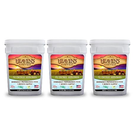 Entree Bucket  - 3 Pack - Emergency Survival Food Kit